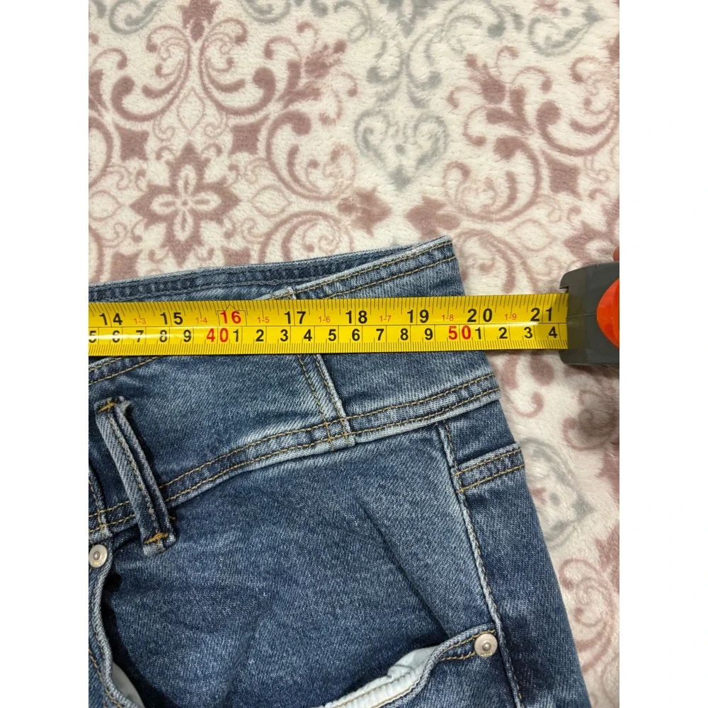 Lane Bryant Signature Fit Ultra High Rise Wide Leg Jeans Medium Wash Blue 20L